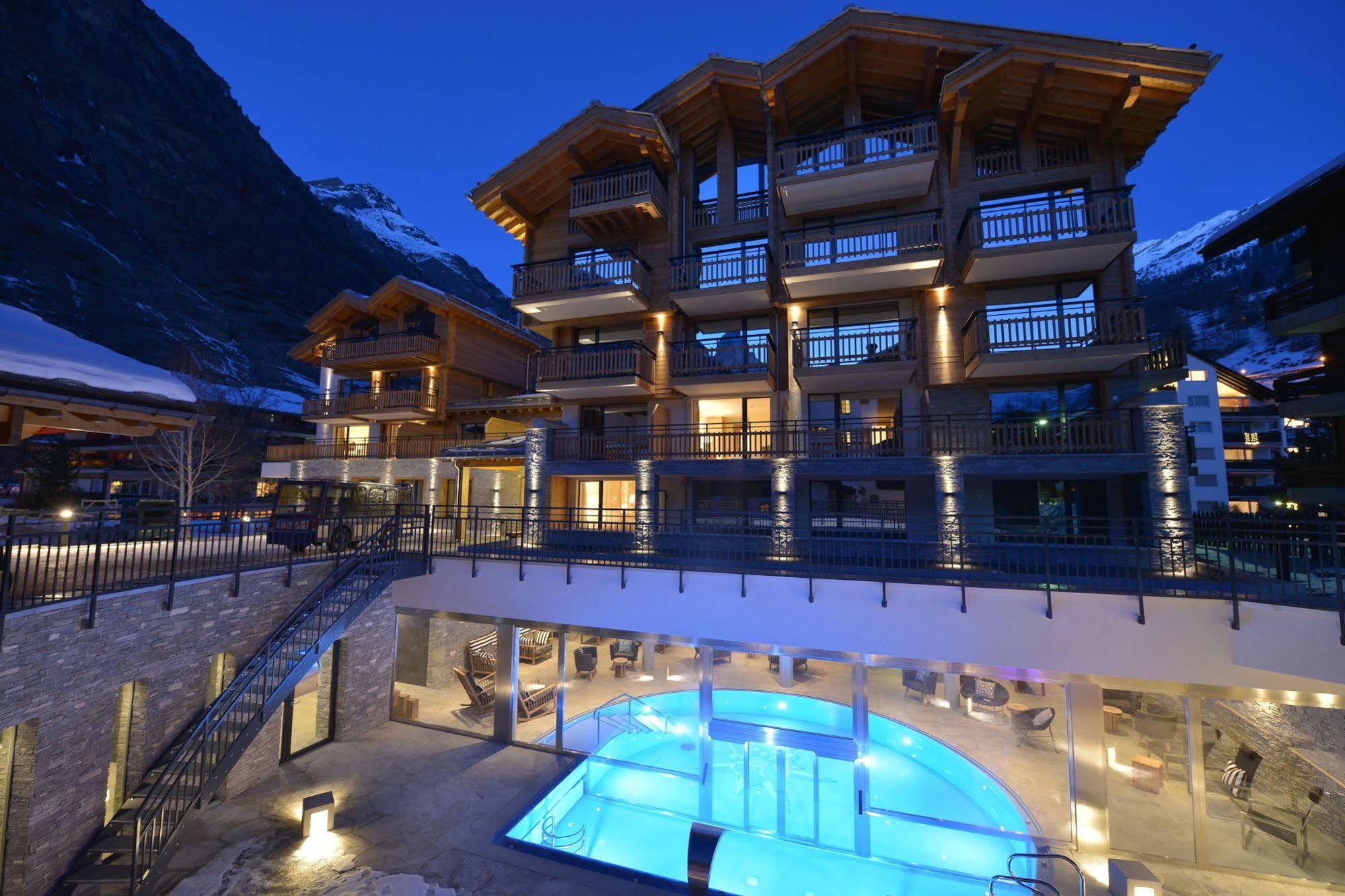 Alpenhotel Fleurs De Zermatt Exterior foto